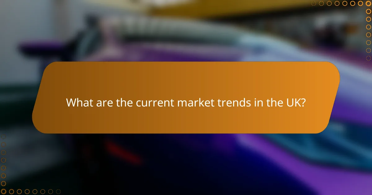 What are the current market trends in the UK?